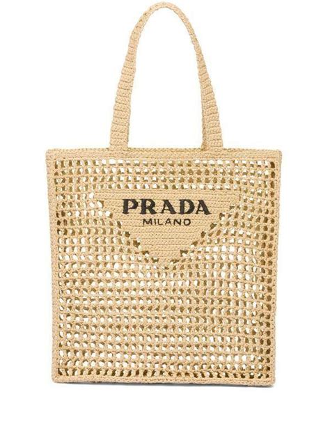 prada woven bag black